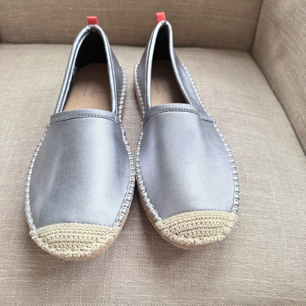 Silver Espadrilles for Women